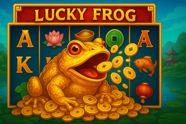 name of slot machine with a frog that spits coins